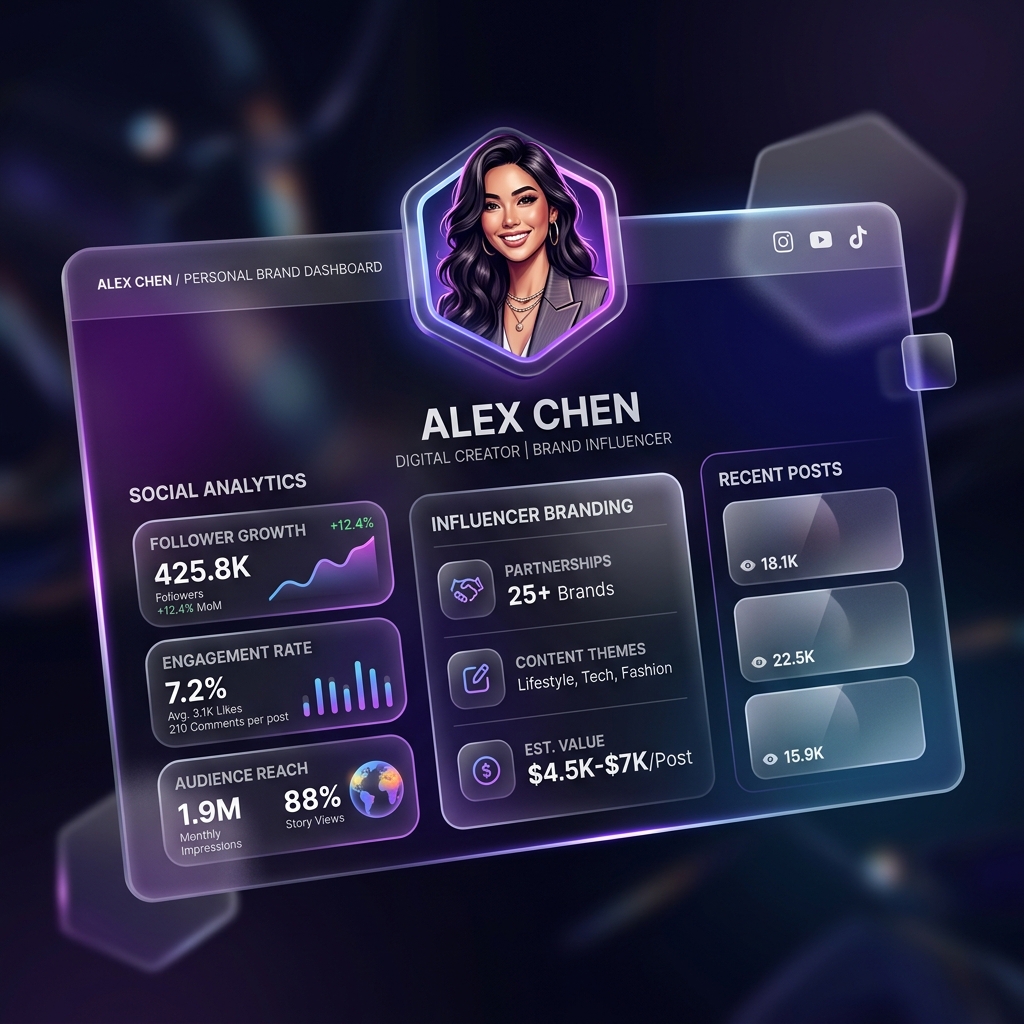 Personal Branding Analytics Dashboard